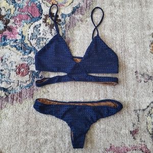 Acacia Ocean Mesh Haku Bikini Top Only!